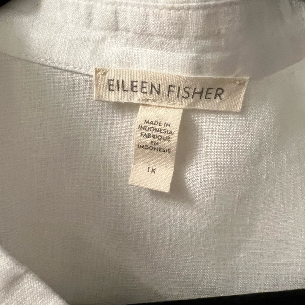 Eileen Fisher Linen Tunic -Size 2X